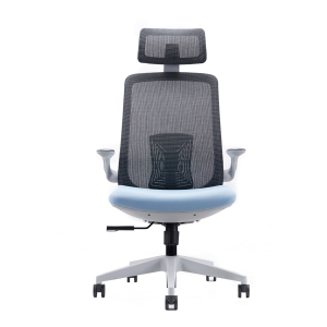 Q201A Grey Frame Office High Back Chair
