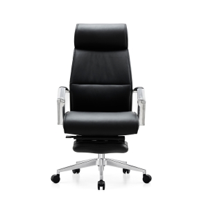 90112A-JT Leather Chair with Footrest