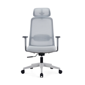 2025 New design high back mesh chair Q322A grey frame